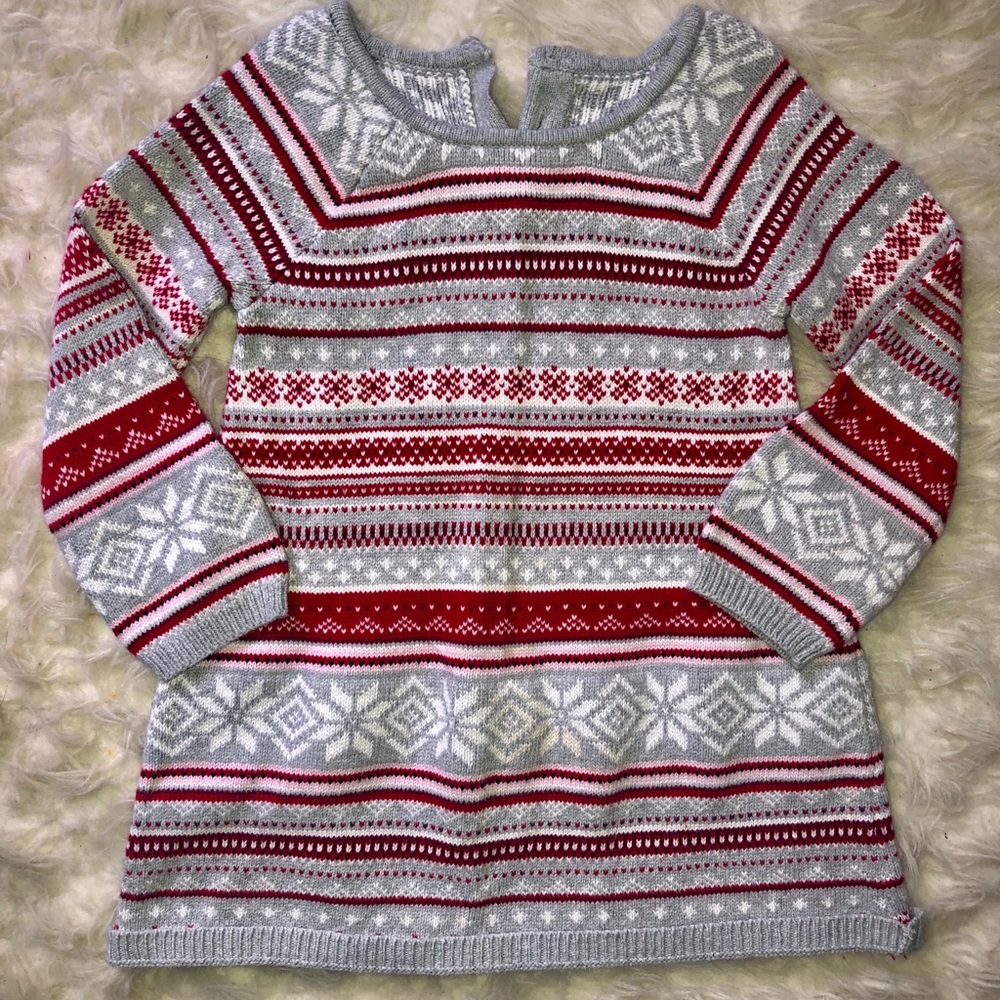 Gymboree Holiday Sweater Dress 4T